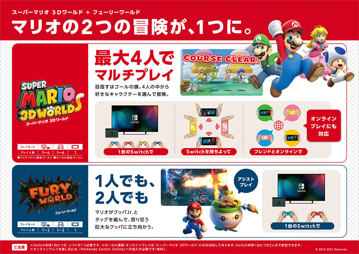 マリオの2つの冒険が、1つに