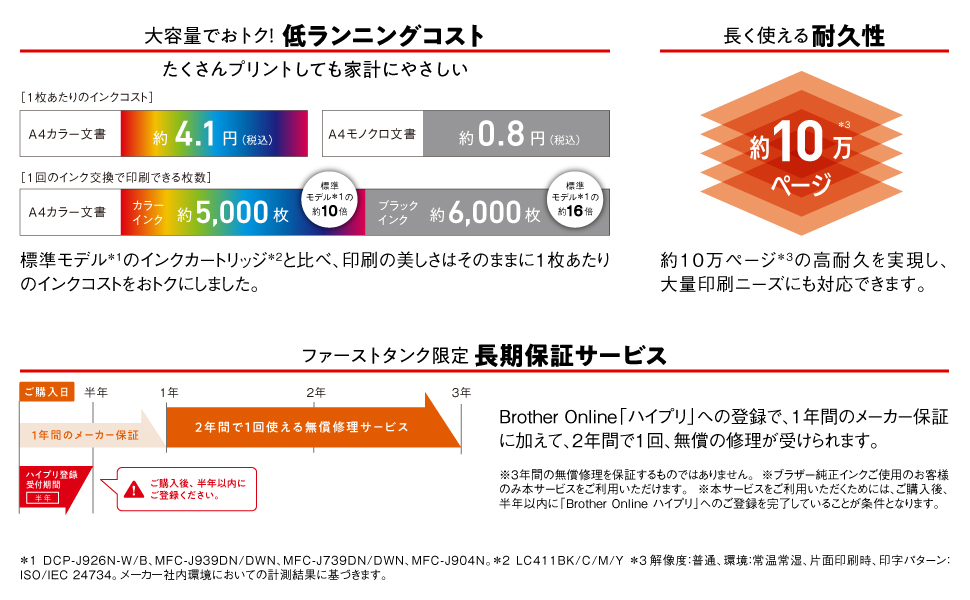 大容量でおトク! 低ランニングコスト 長く使える耐久性 ファーストタンク限定長期保証サービス