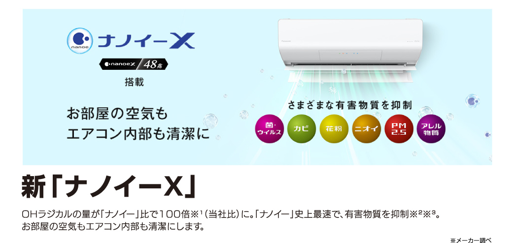 新「ナノイーX」