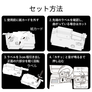 カラークリエーション ネームランド 互換テープカードリッジ CTC-CXR6WE-イメージ5