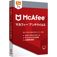 マカフィー マカフィー アンチウイルス 1年版 ﾏｶﾌｲ-ｱﾝﾁｳｲﾙｽ1Y2019WDL