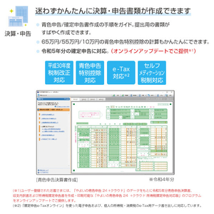 弥生 やよいの青色申告 24 +クラウド 通常版「インボイス電子帳簿保存法」 WEBﾔﾖｲﾉｱｵｲﾛｸﾗｳﾄﾞ24WDL-イメージ5