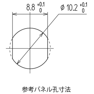 日本ディックス 4．4mm5極 パネル対応ジャック Pentaconnシリーズ NBD1-14-001-イメージ4