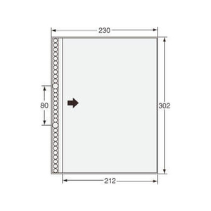 ライオン事務器 クリアーポケット(横入式) A4 10枚 CL-303TS FC081MY-CL-303TS-イメージ3