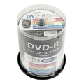 磁気研究所 データ用DVD-R 4．7GB 1-16倍速対応 インクジェットプリンタ対応 100枚入り HDDR47JNP100