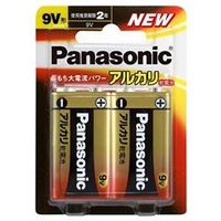 パナソニック アルカリ乾電池9V形2本パック 6LR61XJ/2B