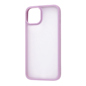 レイアウト iPhone 14/13用マットハイブリッドケース SHEER シアーホワイト/ラベンダー RT-P36BS4/WLD-イメージ1