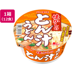 ヤマダイ ニュータッチ 懐かしのとん汁うどん 12食 1箱(12食) F944381-イメージ1