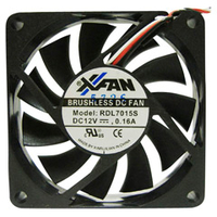 X-FAN ケースファン ブラック RDL7015S