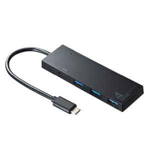 サンワサプライ USB Type C ハブ USB-3TCH8BK-イメージ1