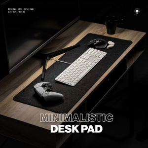 DELTAHUB Minimalistic felt desk pad Mサイズ Dark Grey DP-M-D-イメージ10