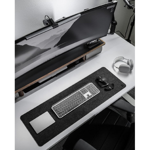 DELTAHUB Minimalistic felt desk pad Mサイズ Dark Grey DP-M-D-イメージ14