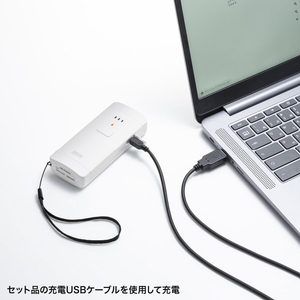 サンワサプライ Bluetooth対応2次元バーコードリーダー(抗菌) ホワイト BCR-BT2D3W-イメージ9