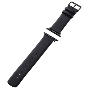 エレコム Apple Watch用 ソフトレザーバンド(46/49/45/44/42mm) ブラック AW-45BDLBK-イメージ1