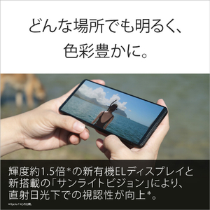 SONY SIMフリースマートフォン Xperia 1 VI ブラック XQ-EC44 B2JPCX0-イメージ6