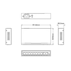 I・Oデータ IEEE802．3at準拠 10ポートL2アンマネージGigabit PoEハブ BSH-GP210-イメージ2