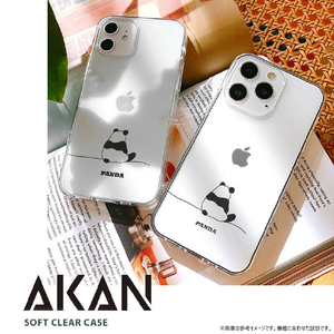 AKAN iPhone 16用ソフトクリアケース パンダ AK27011I16-イメージ2