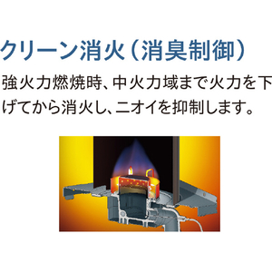 コロナ 木造9畳 コンクリート12畳まで 石油ファンヒーター G32タイプ サテンシルバー FH-G3224Y(S)-イメージ4