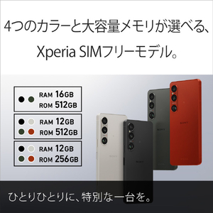 SONY SIMフリースマートフォン Xperia 1 VI カーキグリーン XQ-EC44 G2JPCX0-イメージ2