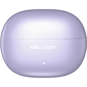 KINGLUCKY オープンイヤー型(空気伝導)完全ワイヤレスイヤフォン i239 パープル I239PR-イメージ5