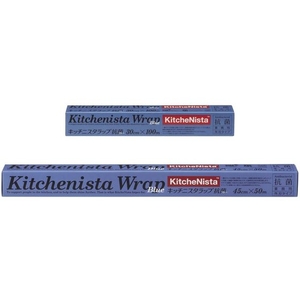 大黒工業 キッチニスタ抗菌ラップ ブルータイプ 30cm×100m 30本入 FCL6286-039474005-イメージ1