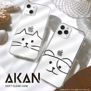 AKAN iPhone 16用ソフトクリアケース MYPET ネコ AK27015I16-イメージ2