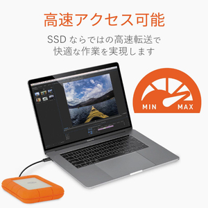 LACIE Rugged USB 3．1 Type-C 4TB 2EUAPA-イメージ7