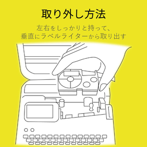 カラークリエーション ネームランド 互換テープカードリッジ CTC-CXR9YW-イメージ6