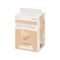 アイリスオーヤマ DAILYFITMASK立体 ふつう 30枚入 シルクベージュ FCU8488-RK-F30SSB