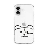 AKAN iPhone 16用ソフトクリアケース MYPET イヌ AK27017I16