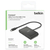 BELKIN USB-C to 4ポートUSB-Cハブ AVC018BTBK-イメージ2