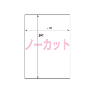 コクヨ カラーLBP&コピー用光沢紙ラベルA4 ノーカット 20枚 F881159-LBP-G6900-イメージ2