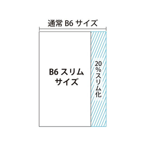 LABCLIP ミーツプランナー キーノート B6スリム 3mm方眼 ブルーグレー FCC8209-22A-MTNT05-BG-イメージ6