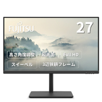 富士通 27型ワイド液晶ディスプレイ VT series ブラック VTF27012BT