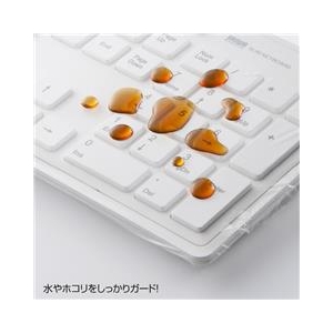 サンワサプライ キーボードマルチカバー（シャワーキャップタイプ、大サイズ、3枚セット） FA-CAPSET1-イメージ3