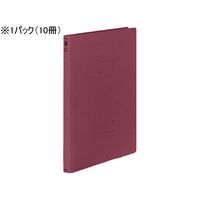 コクヨ フラットファイル〈NEOS〉A4タテ とじ厚15mm ワインレッド 10冊 F049568-ﾌ-NE10DR