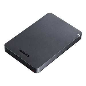 BUFFALO USB3．1(Gen．1)対応 耐衝撃ポータブルハードディスク(1TB) ブラック HD-PGF1.0U3-BKA-イメージ1