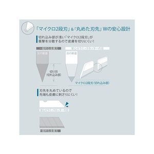 キングジム 安心セラミックカッタ- PRO ネイビー FCC8105-7750ﾈｲ-イメージ9