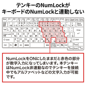 サンワサプライ 抗菌テンキー ブラック NT-25UBK-イメージ10