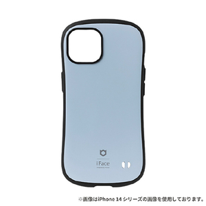 Hamee iPhone 15用ハイブリッドケース iFace First Class KUSUMI くすみブルー 41-960240-イメージ1