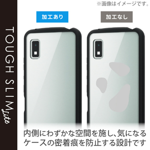 エレコム AQUOS wish2/wish用TOUGH SLIM LITE 耐衝撃ケース ブラック PM-S223TSLFCBK-イメージ8