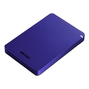 BUFFALO USB3．1(Gen．1)対応 耐衝撃ポータブルハードディスク(1TB) ブルー HD-PGF1.0U3-BLA-イメージ1