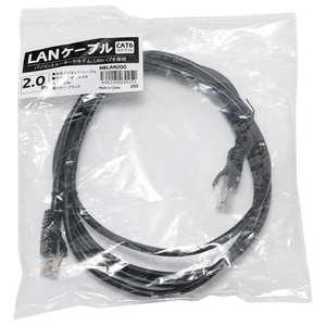 Bullet バルク CAT6 LANケーブル 2m NBLAN200-イメージ1