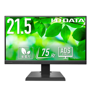 I・Oデータ 21．5型ワイド液晶ディスプレイ ブラック LCD-A221DB-イメージ1