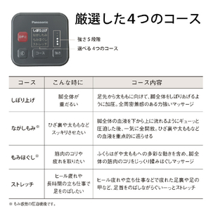 パナソニック エアーマッサージャー はくだけキュっとリフレ ダークグレー EW-RA192-H-イメージ11