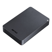 BUFFALO USB3．1(Gen．1)対応 耐衝撃ポータブルハードディスク(4TB) ブラック HD-PGF4.0U3-GBKA