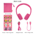 Onanoff キッズ用ヘッドフォン BuddyPhones Play+ ローズピンク BT-BP-PLAYP-PINK-イメージ6