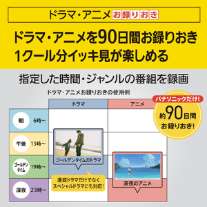 パナソニック 6TB HDD内蔵ブルーレイレコーダー DIGA DMR-2X602-イメージ10