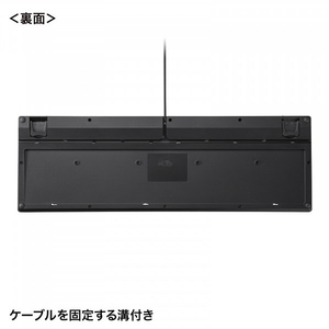 サンワサプライ USBハブ付コンパクトキーボード SKB-KG2UH2BK-イメージ11