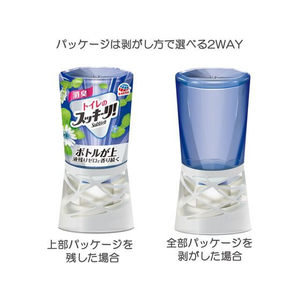 アース製薬 トイレのスッキーリ! 消臭芳香剤 スッキーリミント 400mL 16個 FC164RB-イメージ2